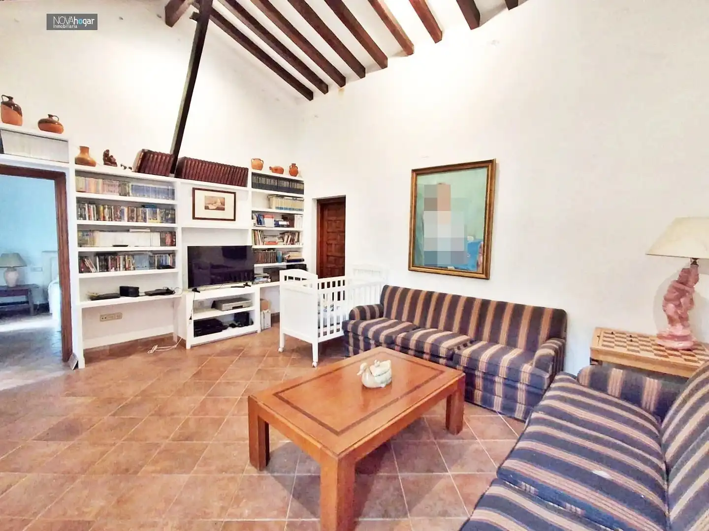 Sala d'estar de Finca rústica en venda en Málaga amb Aire condicionat, Calefacció i Jardí privat