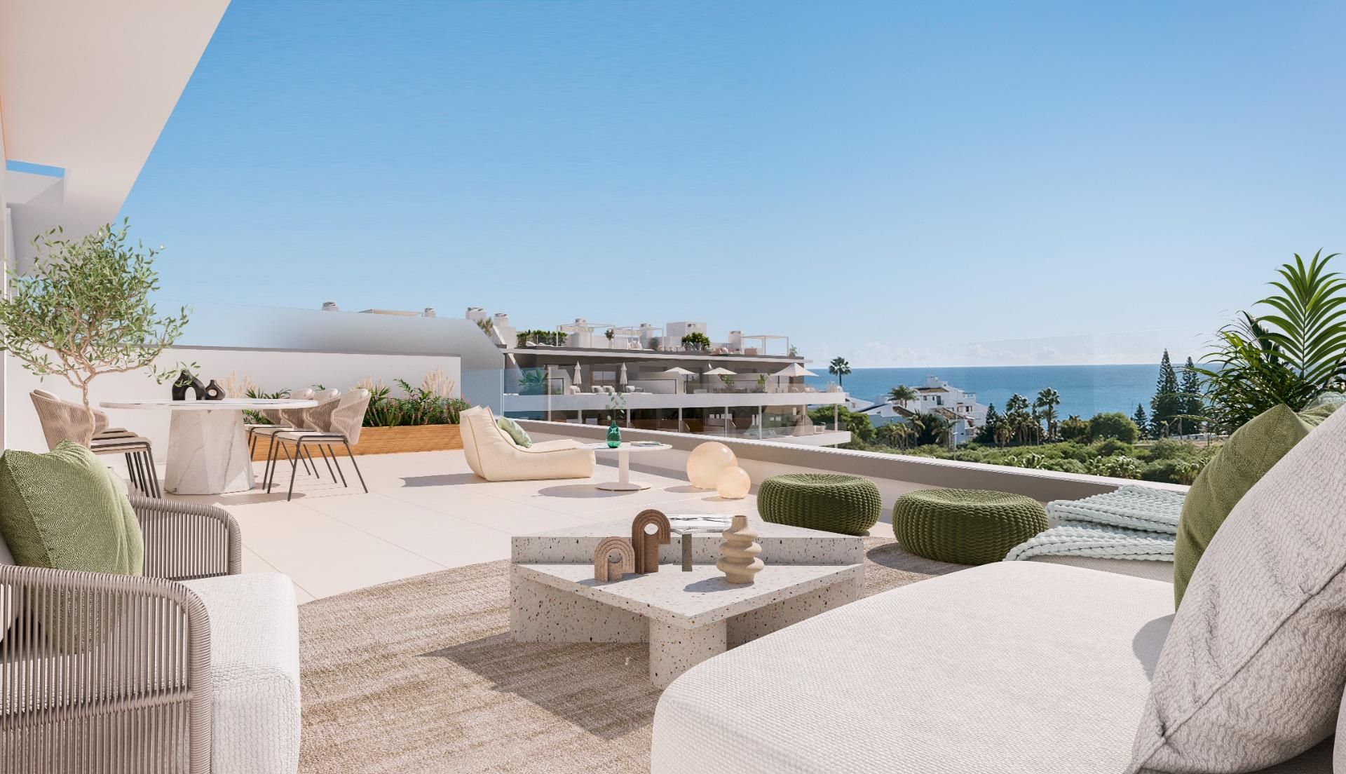Terrassa de Planta baixa en venda en Estepona amb Aire condicionat, Calefacció i Jardí privat