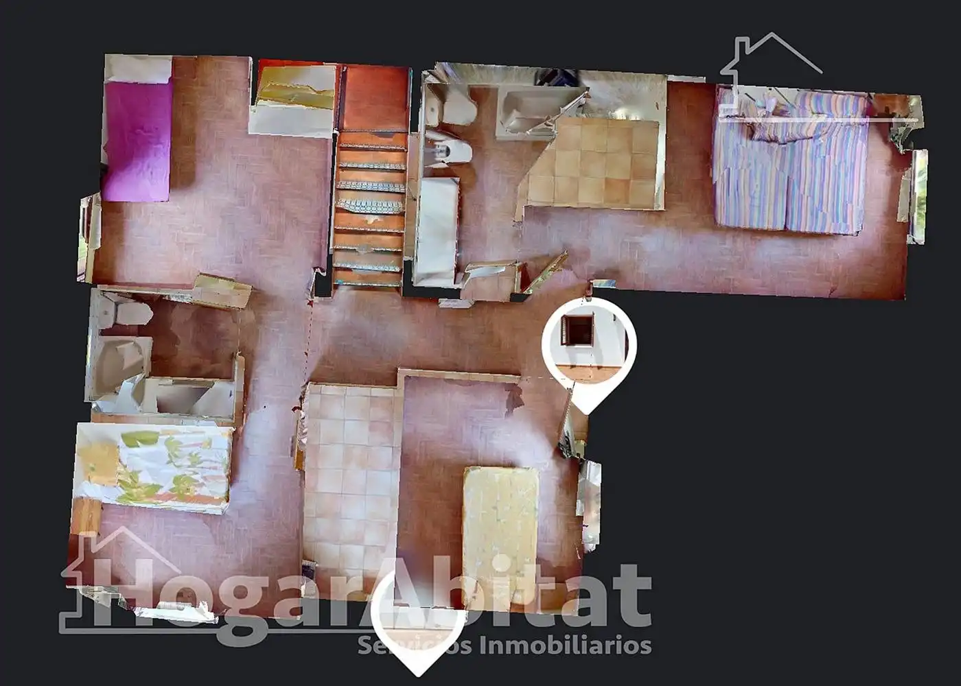 Bedroom of Houses for sale in Castellón de la Plana / Castelló de la Plana  with Terrace, Storage room and Swimming Pool