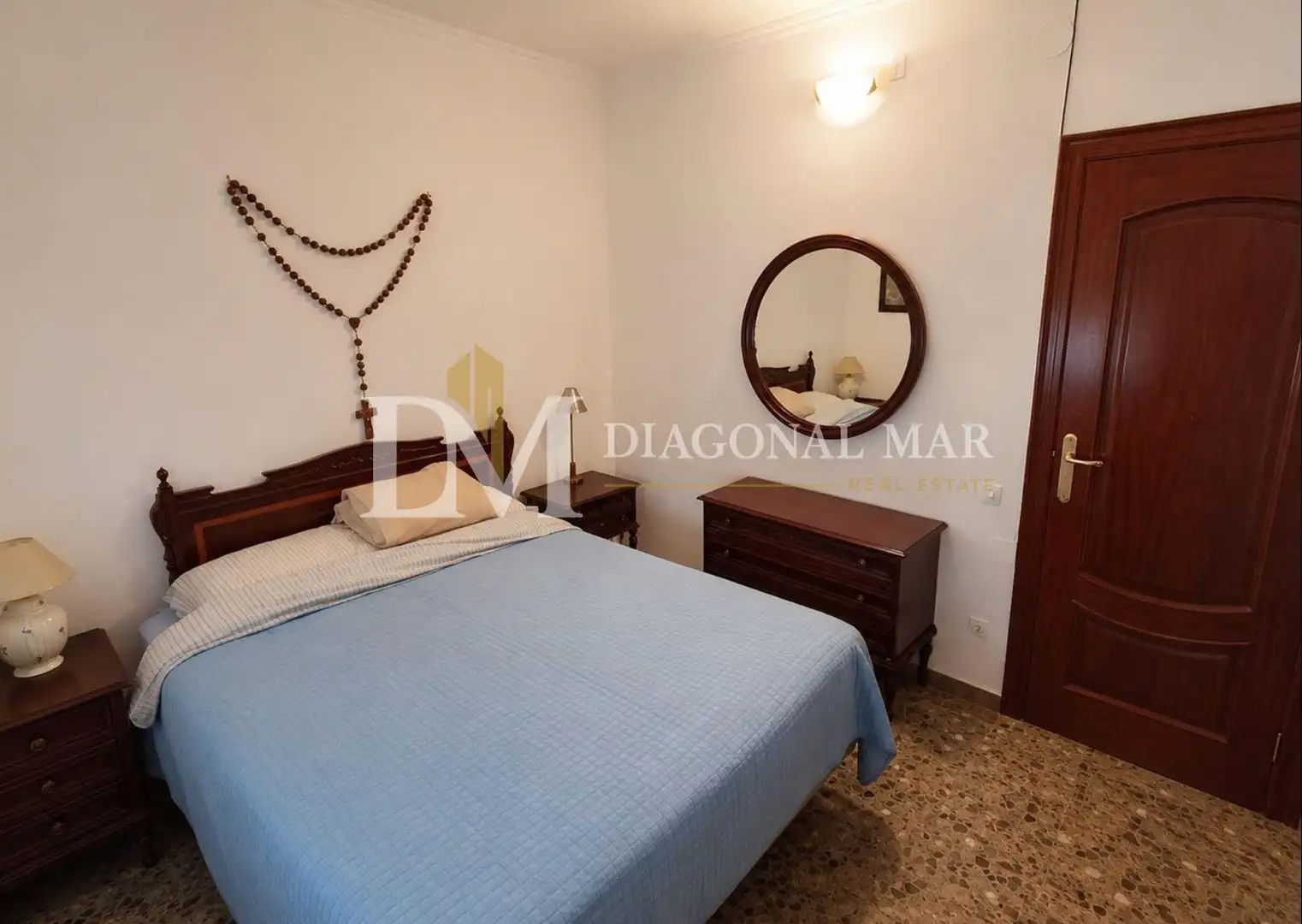 Schlafzimmer von Wohnung zum Verkauf in Barcelona mit Heizung, Abstellraum und Balkon