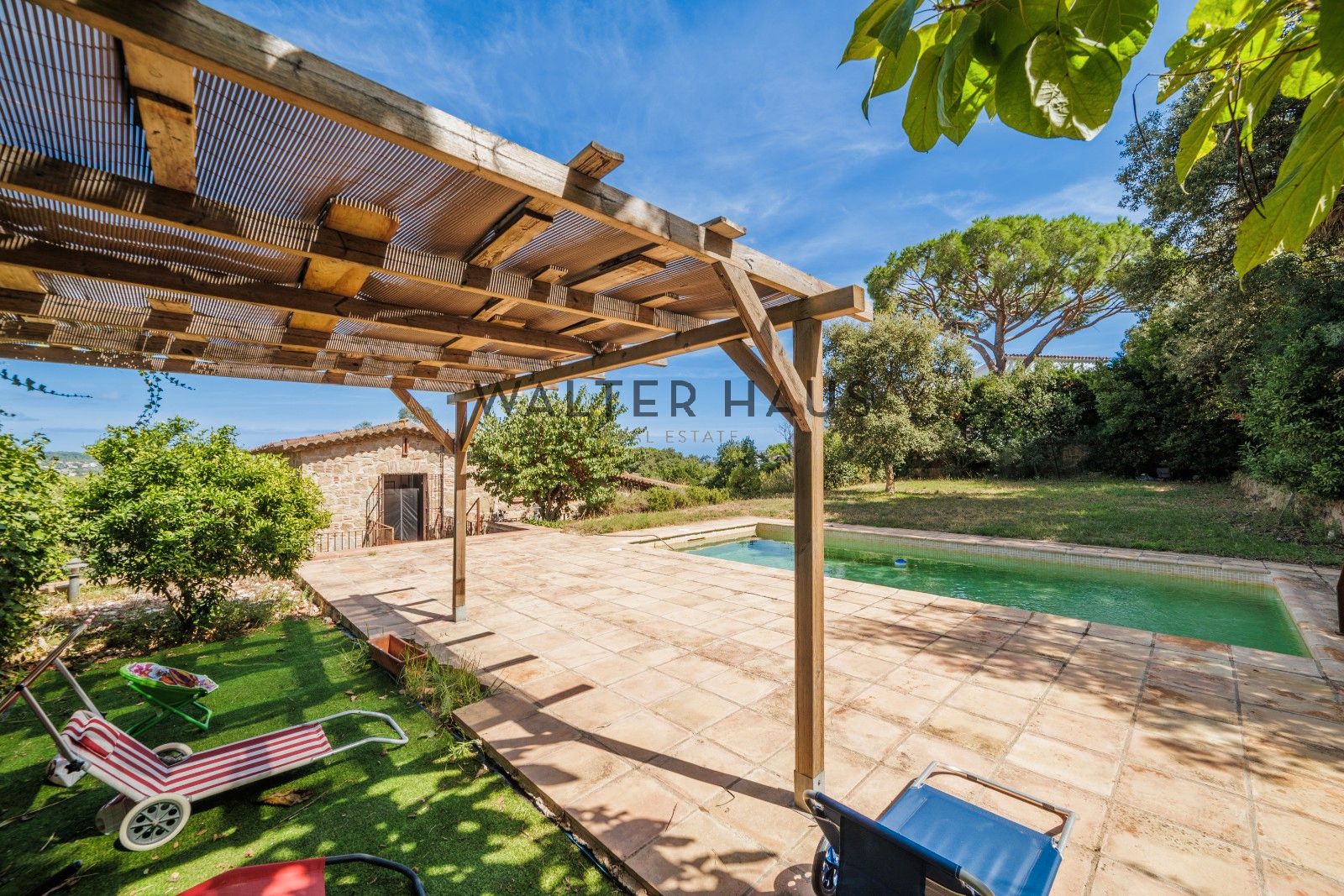 Jardí de Finca rústica en venda en Calonge i Sant Antoni amb Aire condicionat, Calefacció i Jardí privat