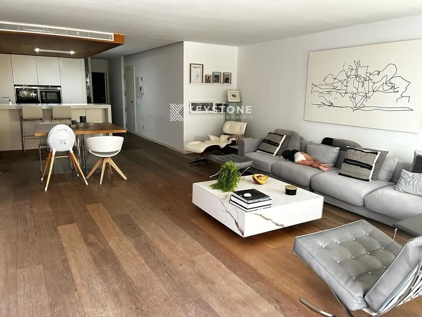 Living room of Flat for rent in Alcúdia  with Air Conditioner, Terrace and Furnished