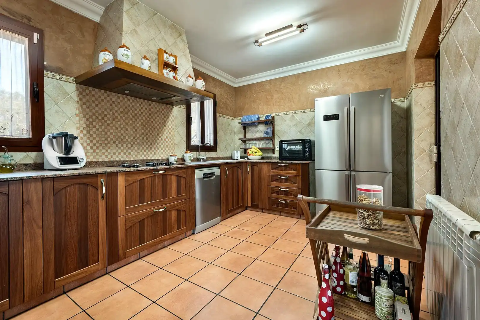 Cocina de Finca rústica en venta en Sencelles con Calefacción, Jardín privado y Terraza