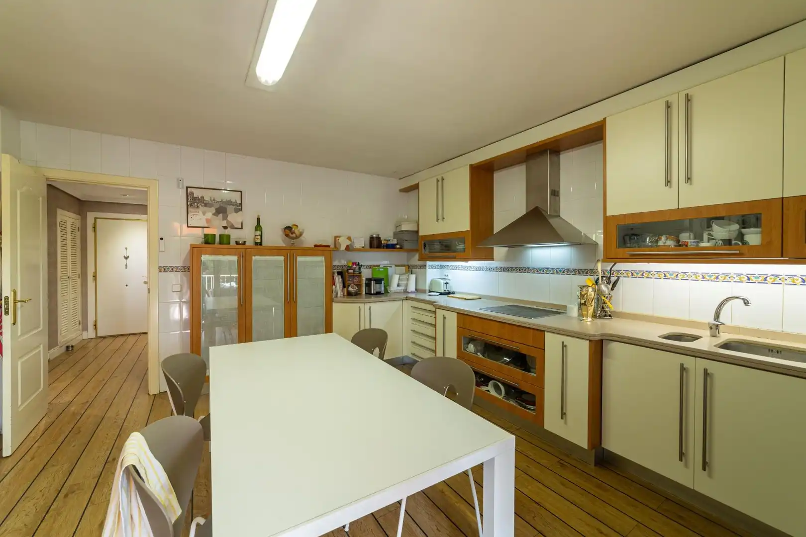 Cocina de Casa adosada en venta en Simancas con Calefacción, Jardín privado y Alarma