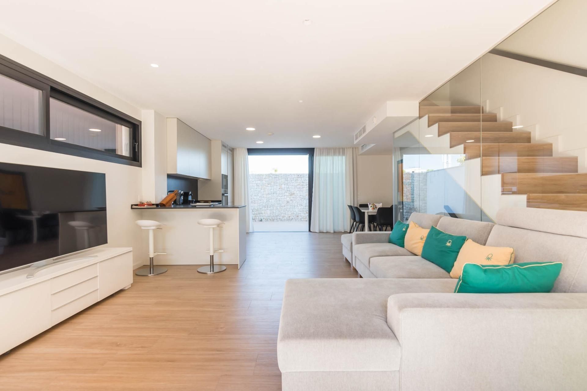 Wohnzimmer von Maisonette zum Verkauf in  Murcia Capital mit Klimaanlage und Terrasse