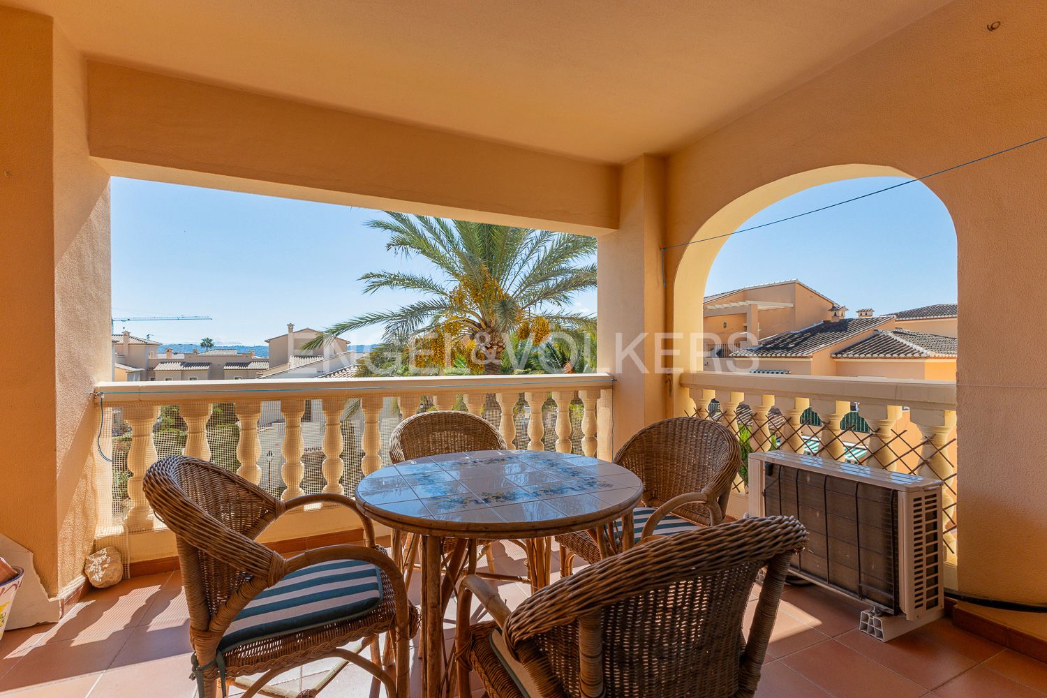 Vista exterior de Apartament de lloguer en Jávea / Xàbia amb Aire condicionat, Calefacció i Jardí privat
