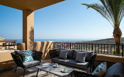 Terrasse von Dachboden zum verkauf in Benahavís mit Klimaanlage, Terrasse und Schwimmbad