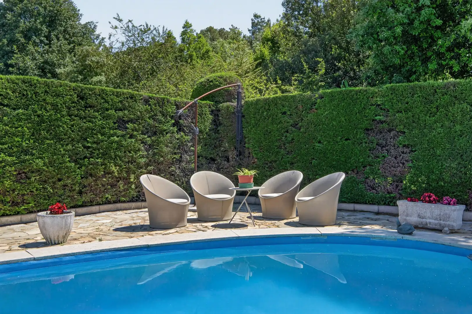 Terrasse von Haus oder Chalet zum Verkauf in Quart mit Klimaanlage, Heizung und Abstellraum