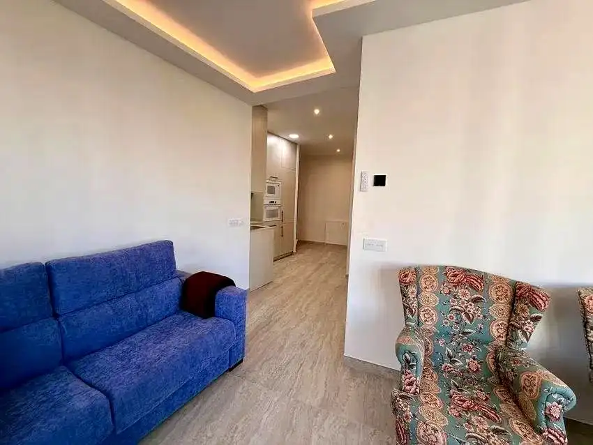 Living room of Flat for rent in Madrid  with Air Conditioner, Heating and Terrace