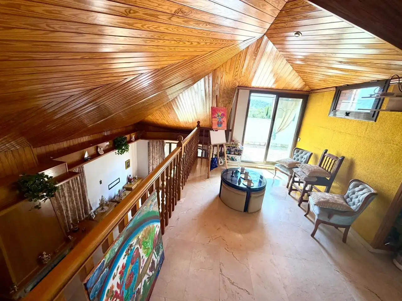 Sala d'estar de Casa o xalet en venda en Montcada i Reixac amb Aire condicionat, Calefacció i Jardí privat