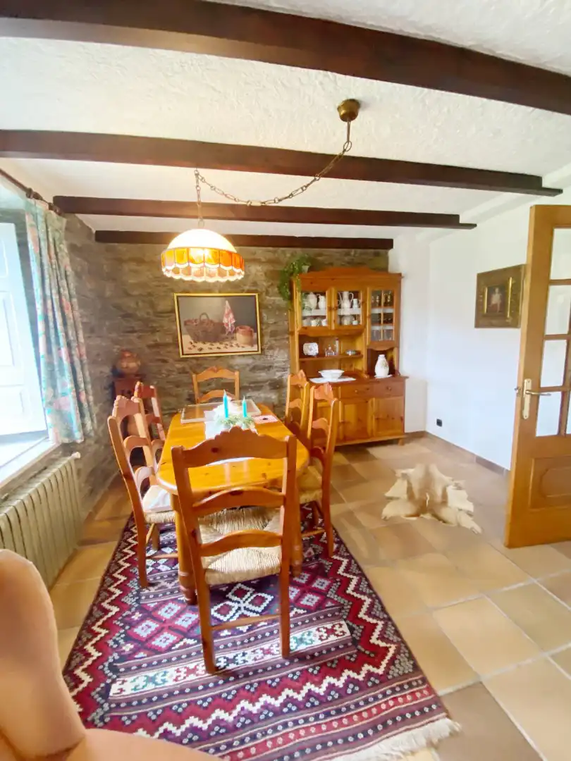 Comedor de Casa o chalet en venta en A Pontenova   con Calefacción, Jardín privado y Parquet