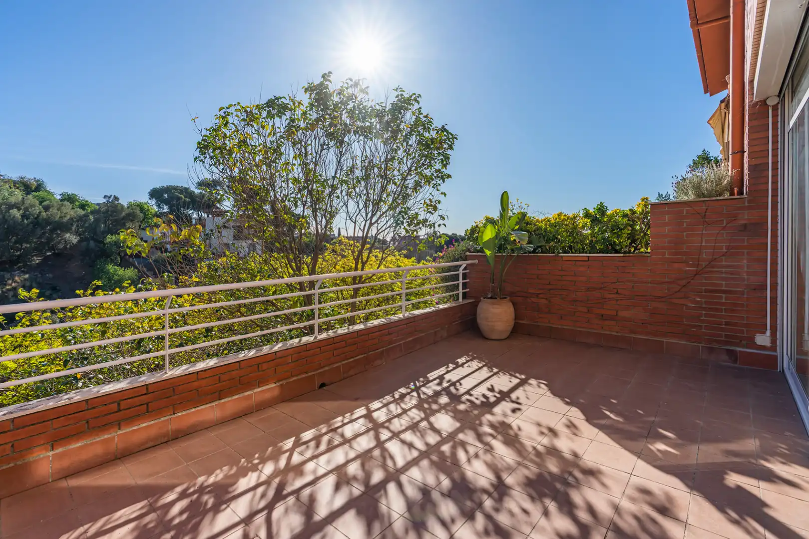 Terraza de Casa adosada de alquiler en Barcelona con Aire acondicionado, Calefacción y Jardín privado