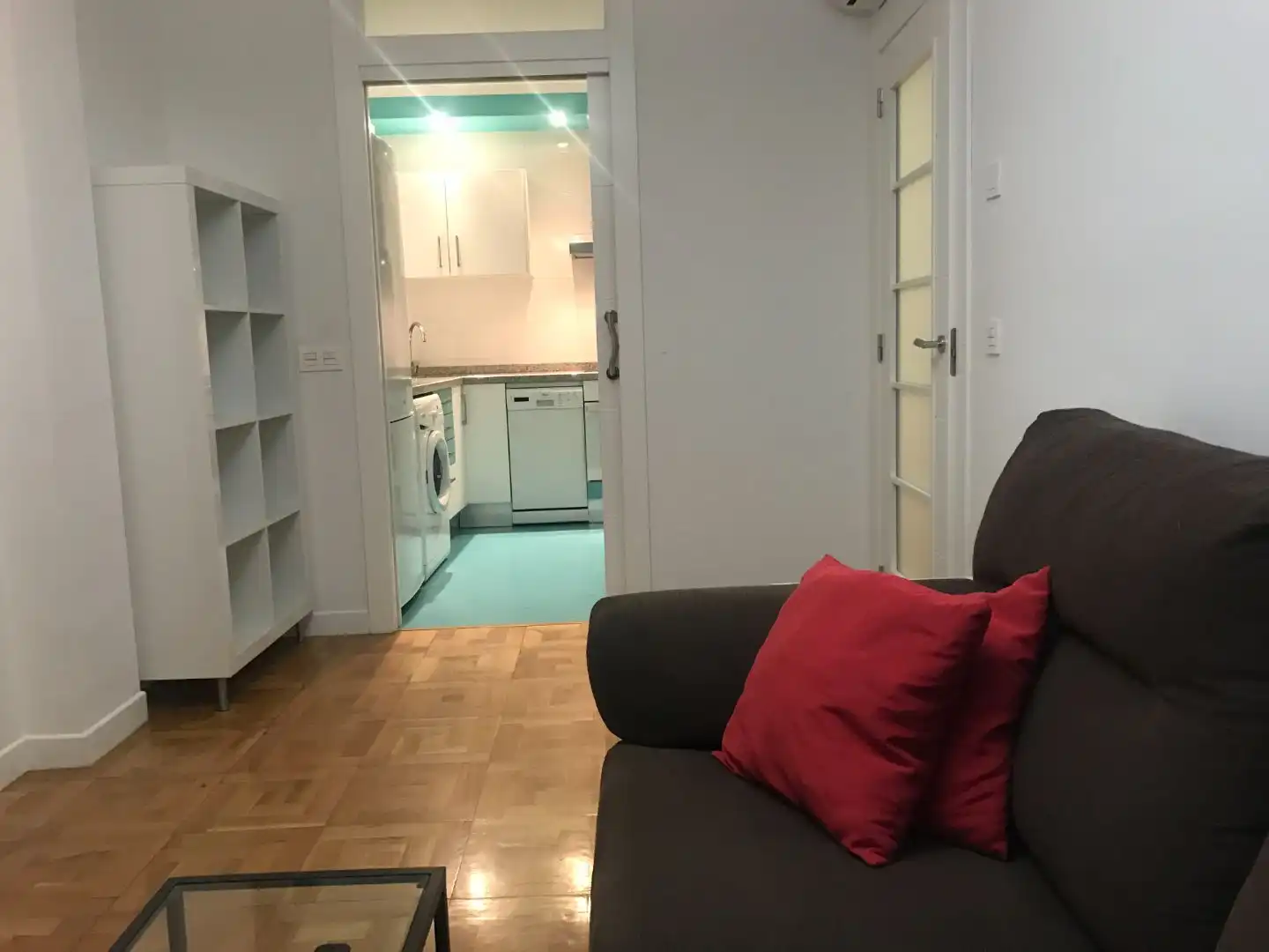 Wohnzimmer von Wohnungen zur Miete in Valladolid mit Klimaanlage, Heizung und Parkett