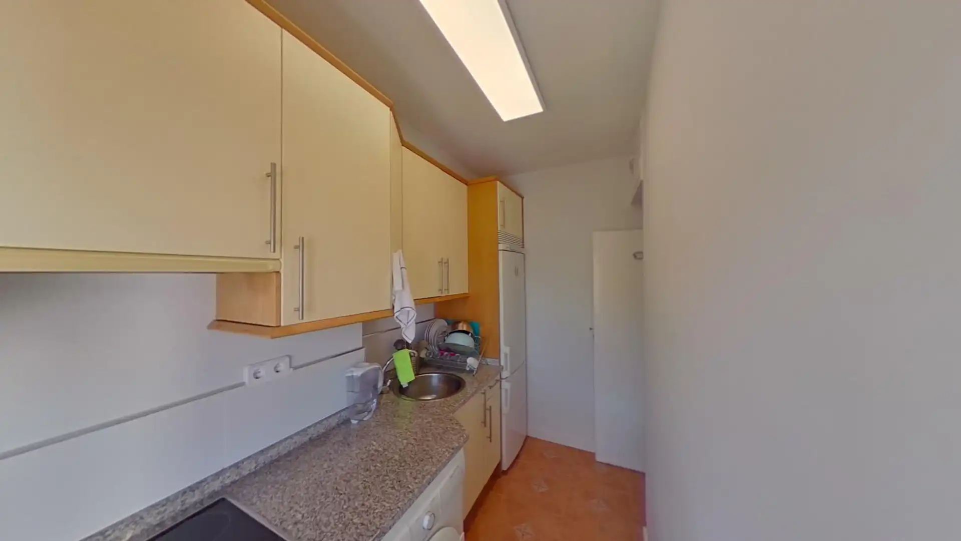 Cocina de Piso de alquiler en  Madrid Capital con Aire acondicionado, Calefacción y Amueblado