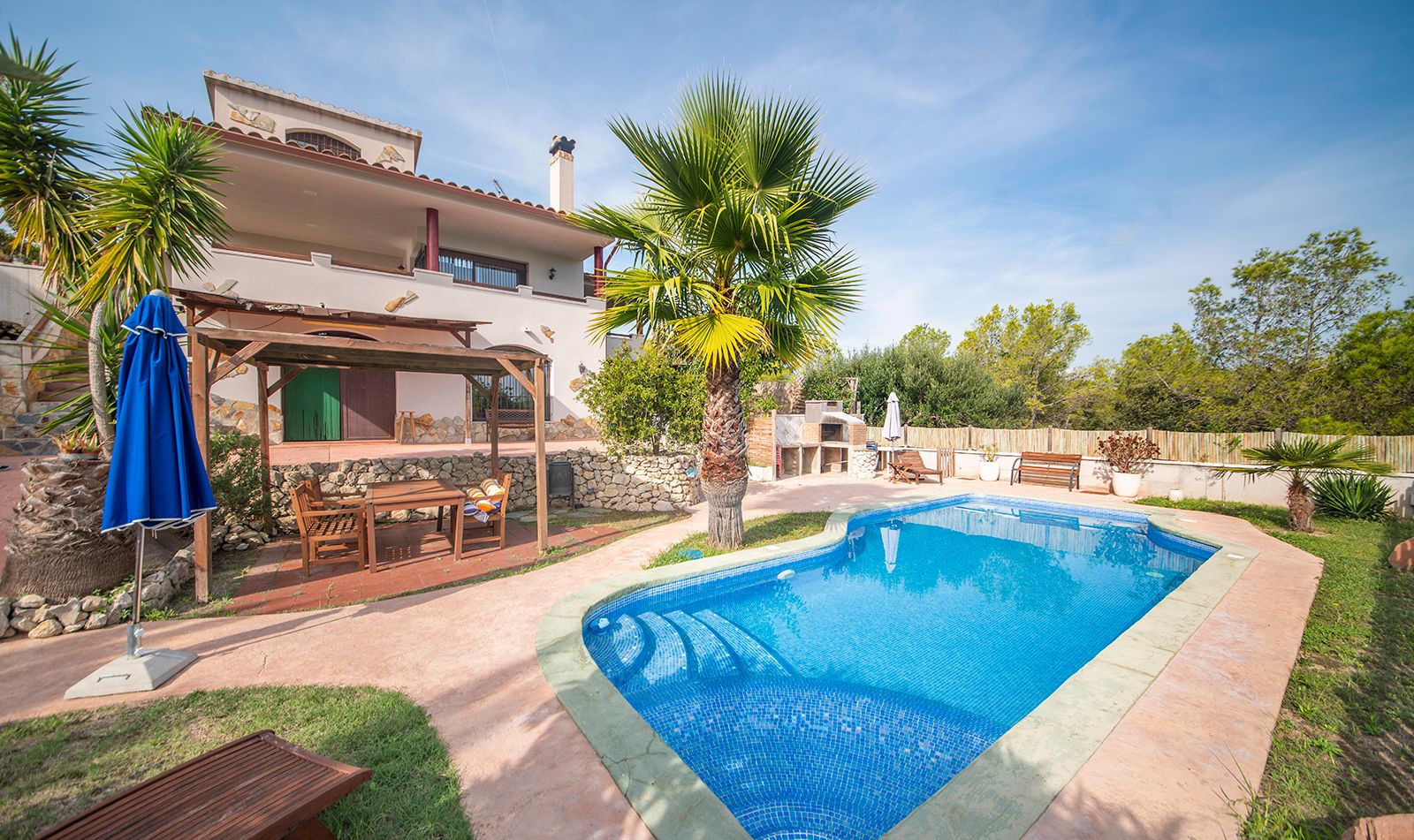 Garden of House or chalet for sale in Olèrdola  with Private garden, Parquet flooring and Terrace