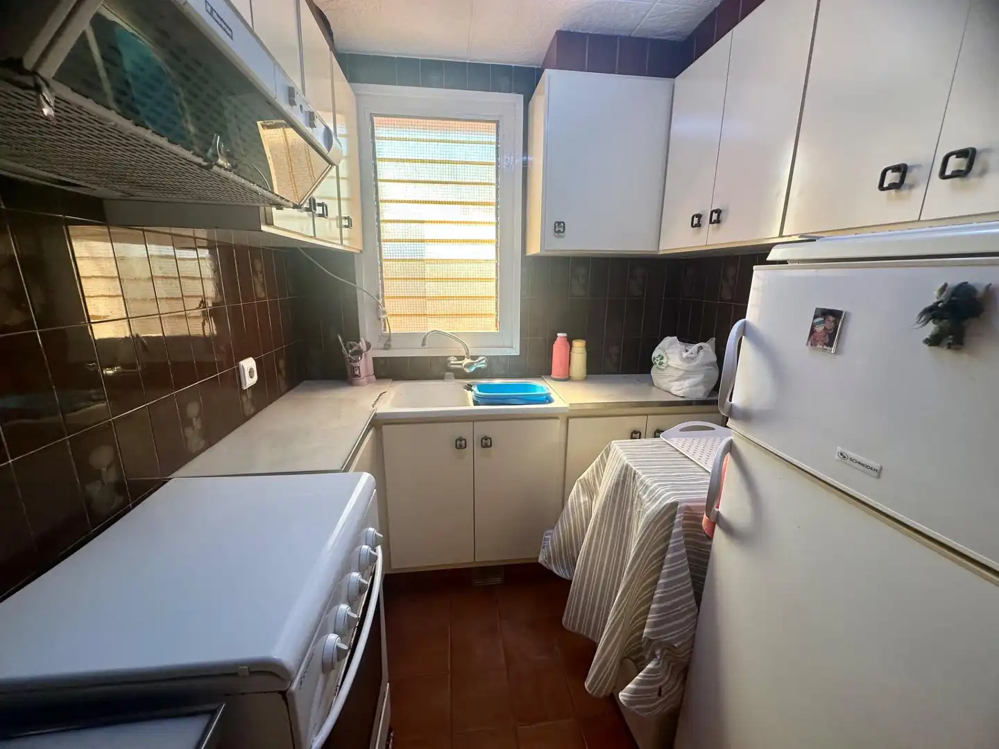 Cocina de Piso en venta en L'Aldea con Aire acondicionado y Amueblado