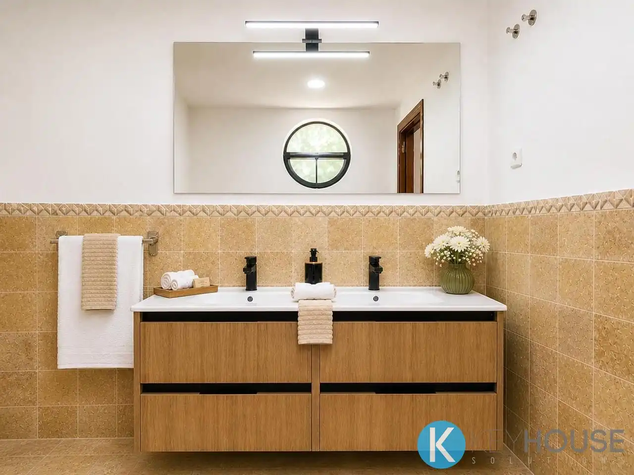 Baño de Casa adosada en venta en Villalbilla con Aire acondicionado, Calefacción y Jardín privado