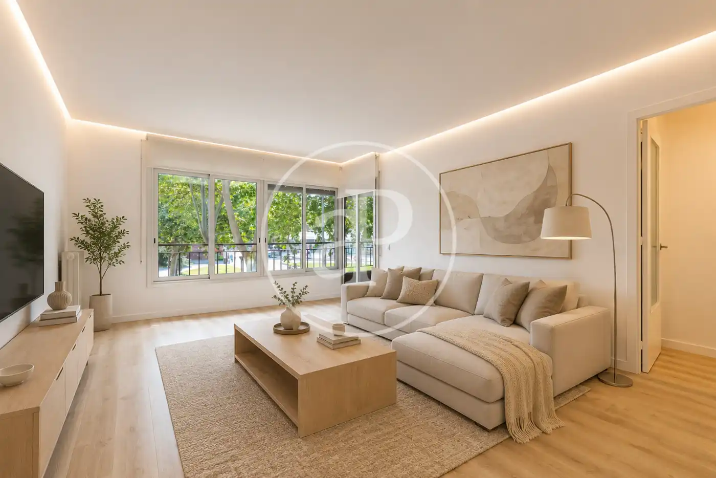 Sala de estar de Piso en venta en Terrassa con Calefacción, Terraza y Balcón