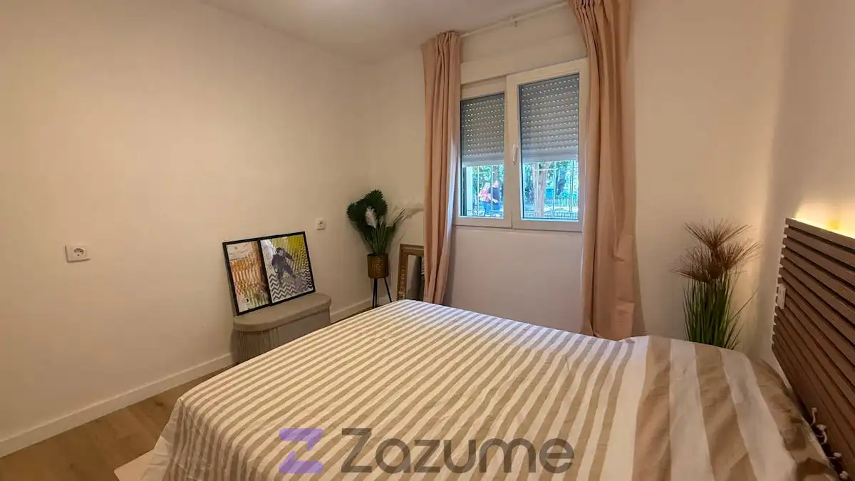 Bedroom of Flat for rent in Murcia  with Terrace, Furnished and Oven