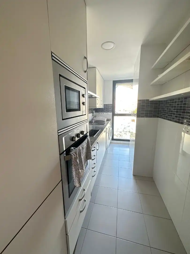 Kitchen of Flat for rent in Castellón de la Plana / Castelló de la Plana  with Air Conditioner, Heating and Furnished
