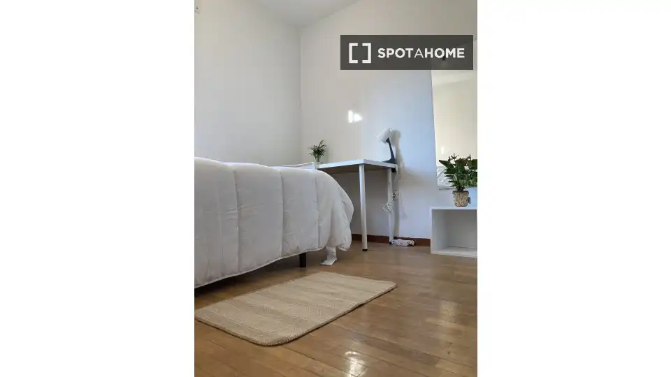 Bedroom of Flat for rent in Madrid  with Air Conditioner, Heating and Furnished