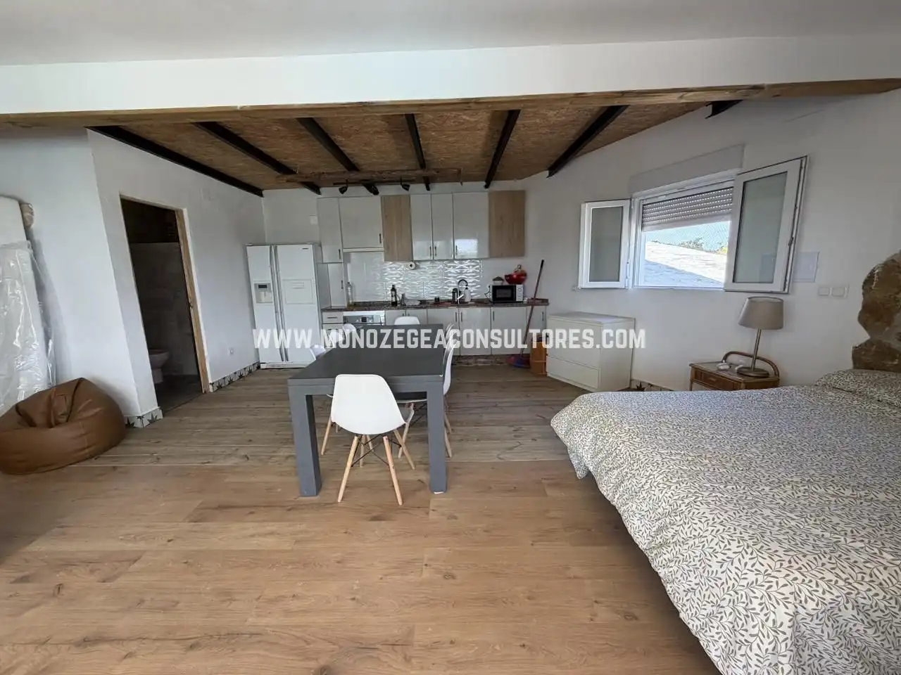 Schlafzimmer von Haus oder Chalet zur Miete in Encinas Reales mit Privatgarten, Terrasse und Schwimmbad