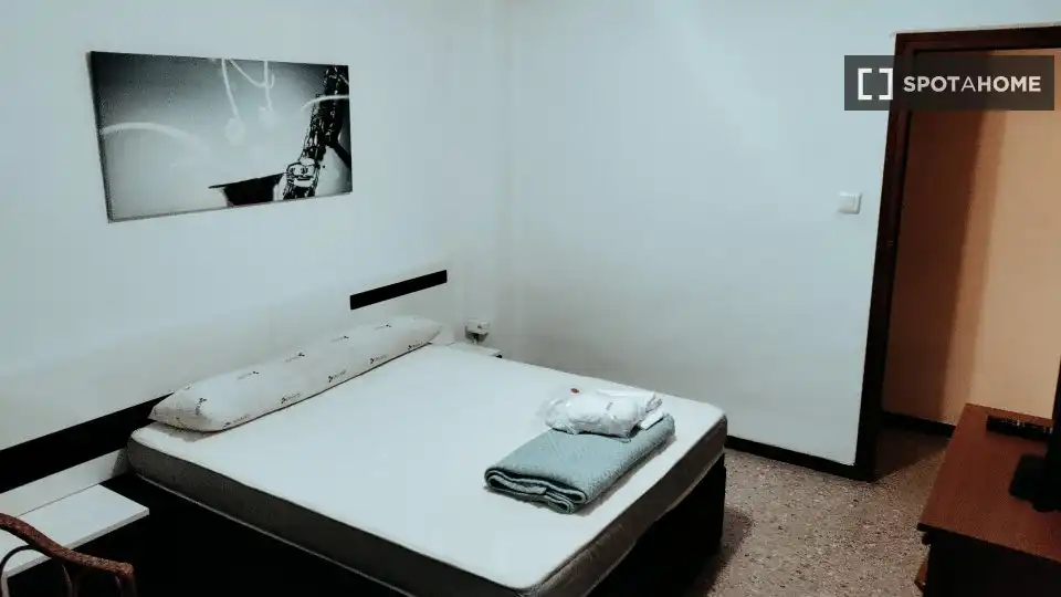 Bedroom of Flat for rent in Sueca  with Air Conditioner, Heating and Furnished
