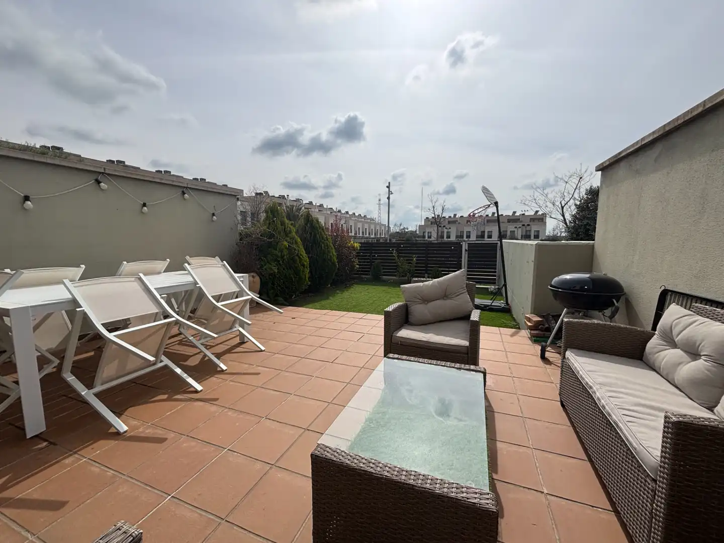 Terraza de Casa adosada en venta en Lleida con Aire acondicionado, Calefacción y Parquet