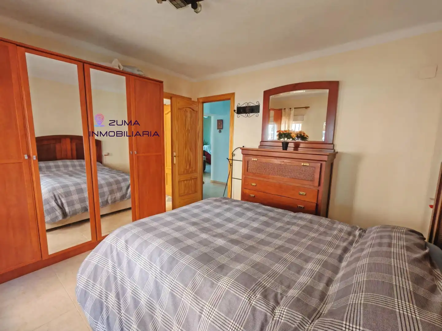 Bedroom of Flat for sale in Málaga  with Air Conditioner, Storage room and Furnished