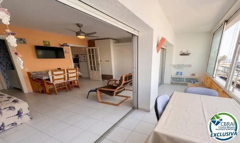 Dining room of Study for sale in Roses  with Air Conditioner, Heating and Terrace