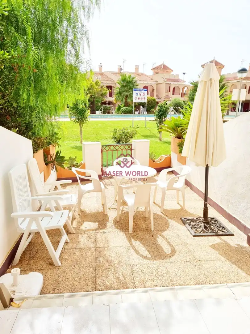 Terraza de Dúplex en venta en Mazarrón con Piscina comunitaria
