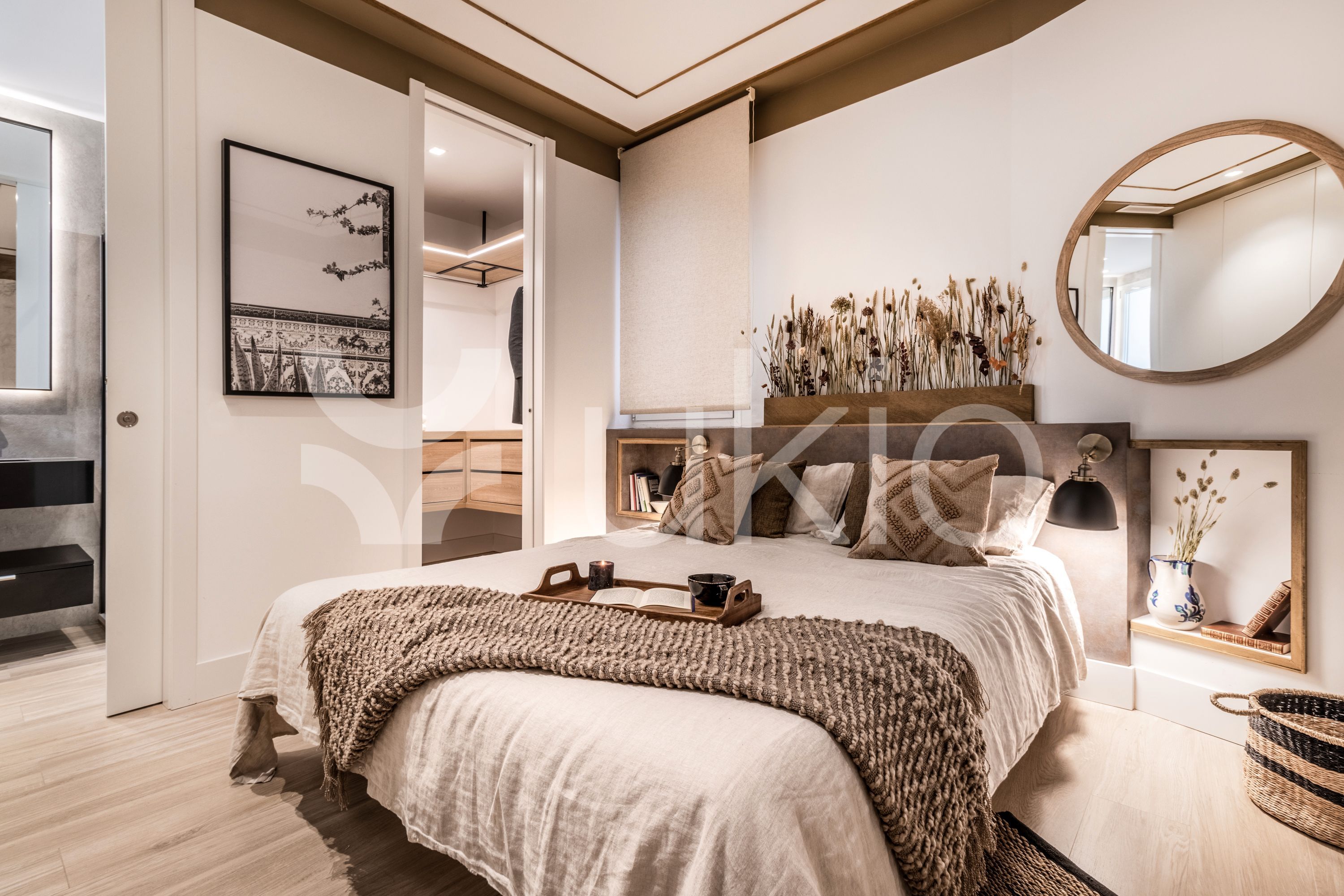 Bedroom of Apartment to rent in  Madrid Capital  with Air Conditioner, Heating and Oven