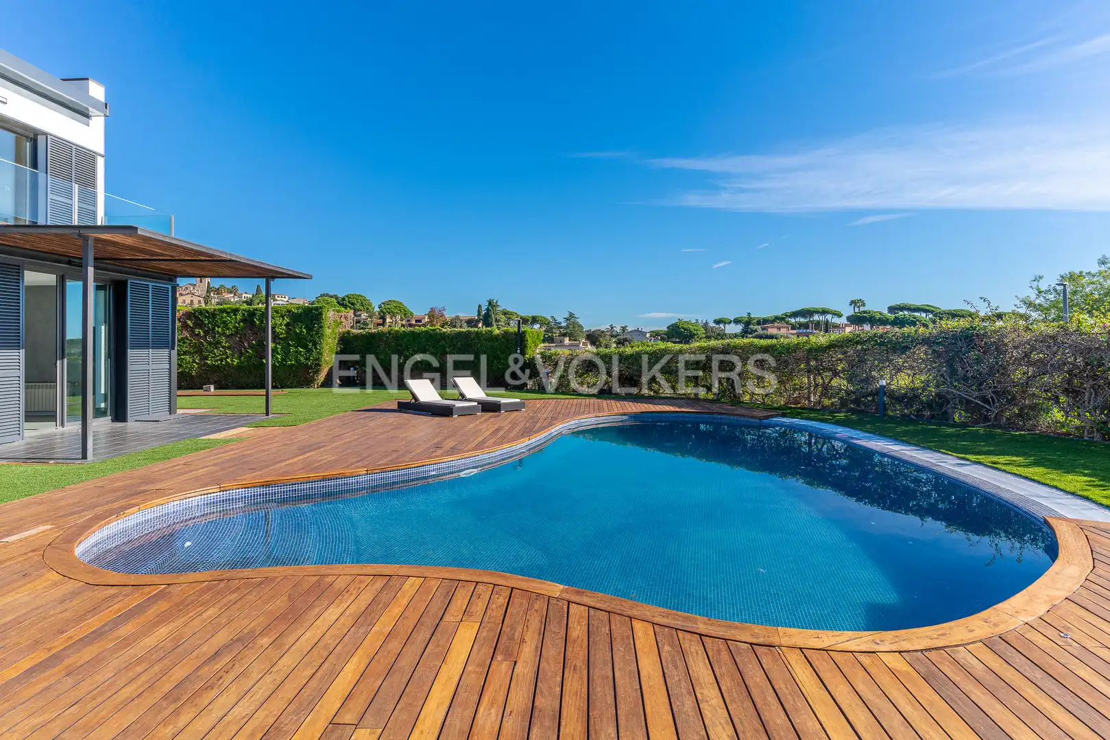 Piscina de Casa o chalet en venta en Sant Vicenç de Montalt con Calefacción, Jardín privado y Parquet