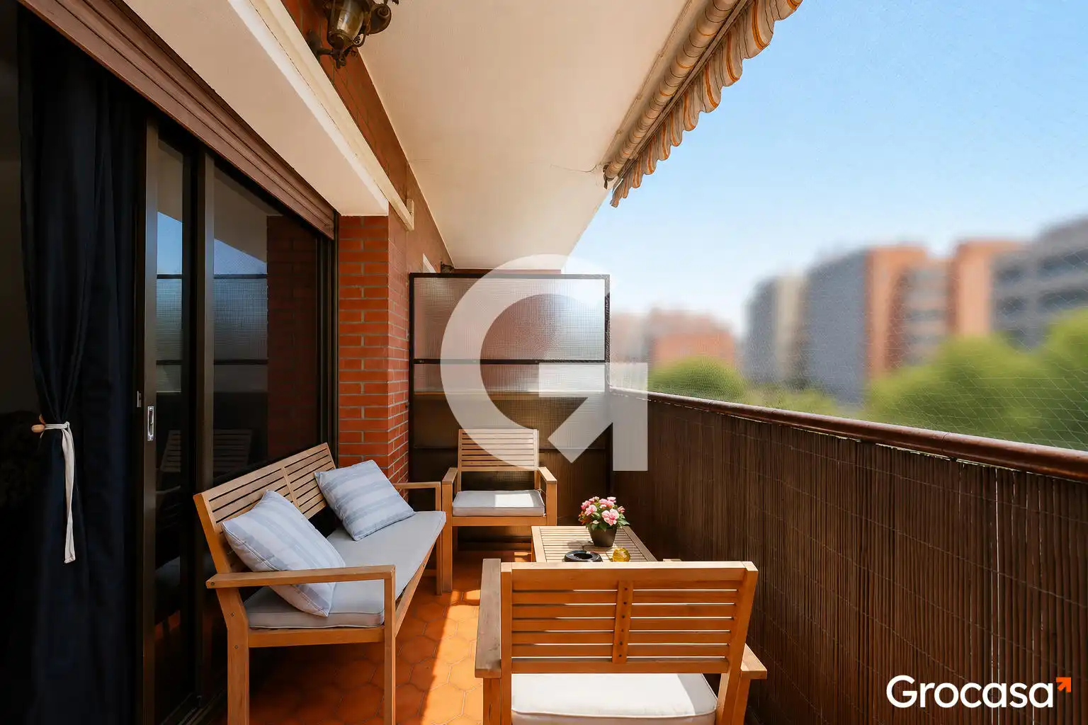Terrace of Flat for sale in El Prat de Llobregat  with Air Conditioner, Heating and Oven