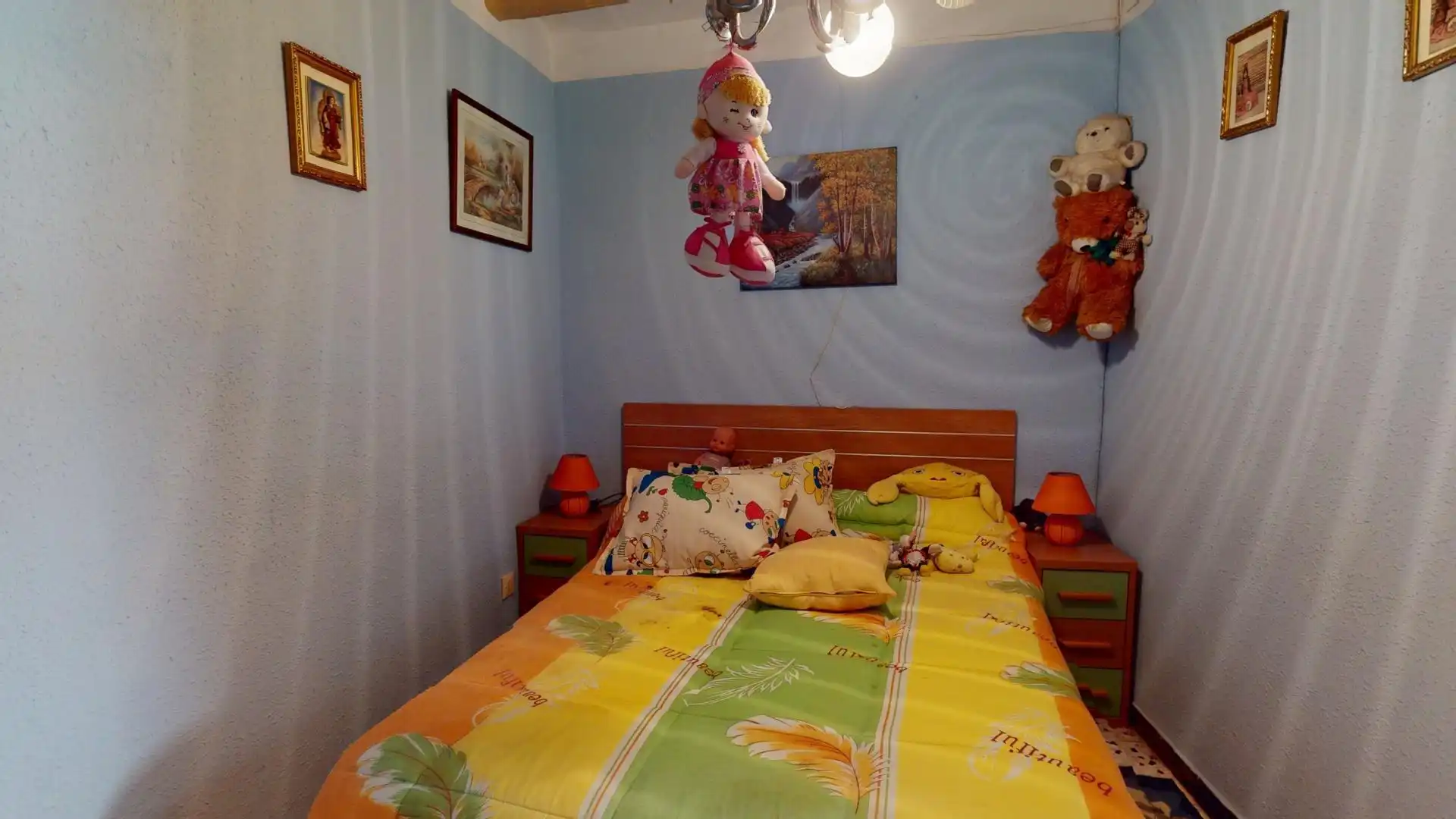 Habitación de Finca rústica en venta en Lumpiaque con Calefacción, Terraza y Amueblado