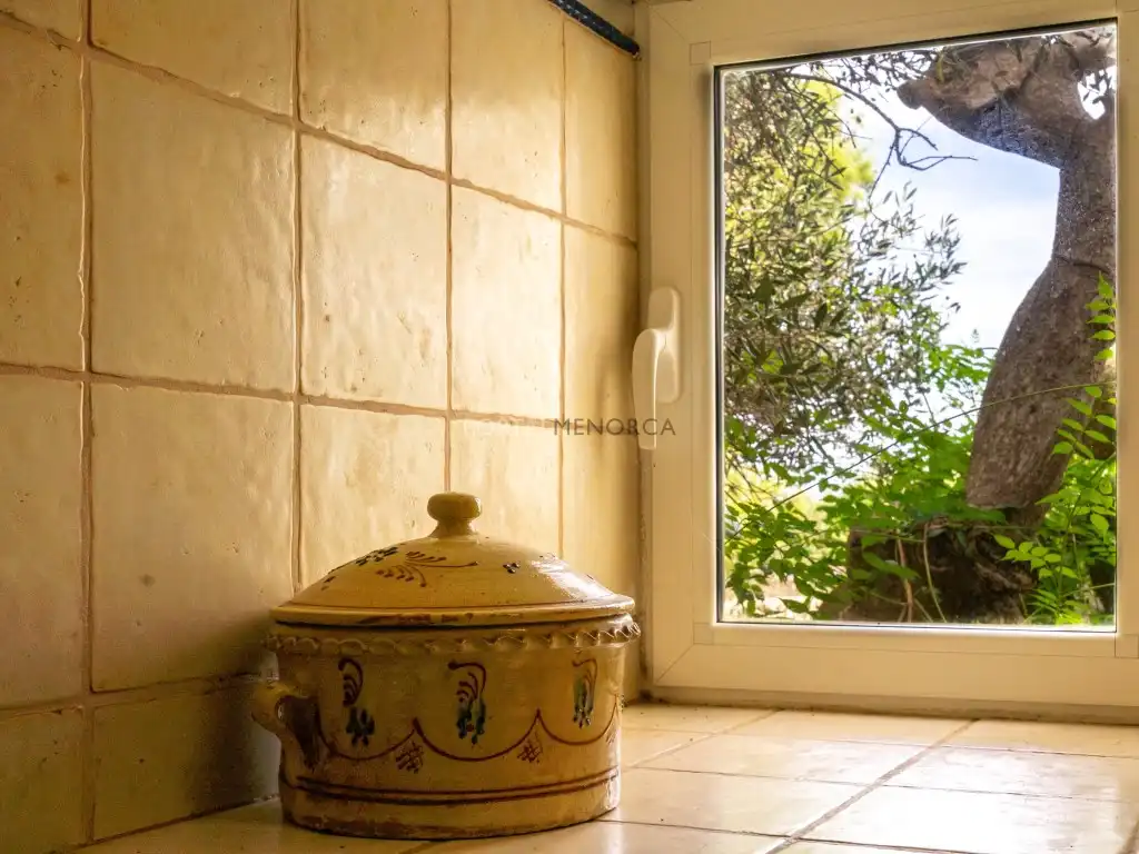 Cocina de Finca rústica en venta en Es Castell