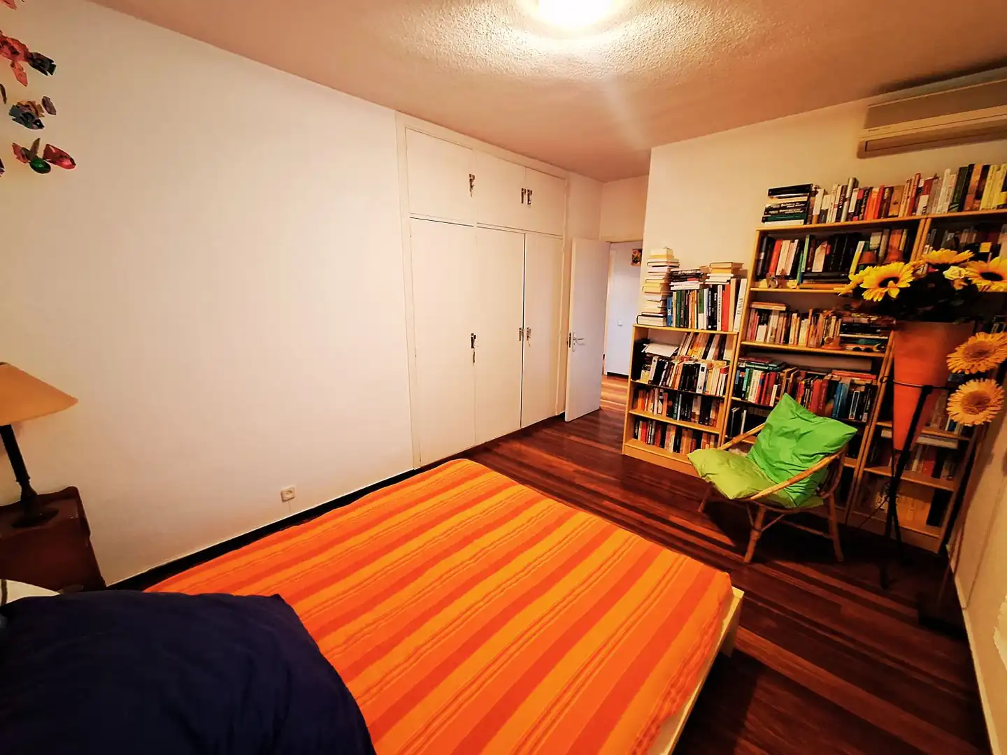 Bedroom of Flat for rent in Madrid  with Air Conditioner, Heating and Furnished