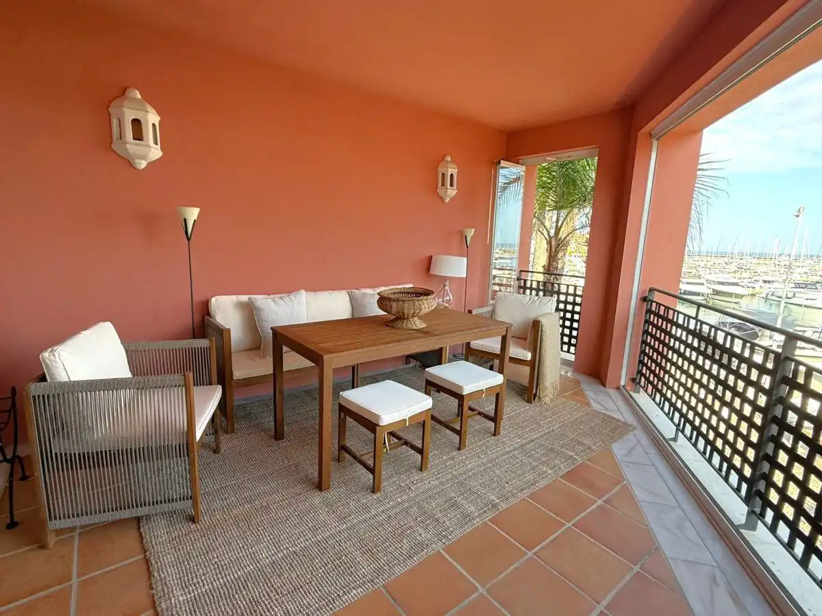 Terrace of Apartments for rent in Sotogrande  with Air Conditioner, Heating and Terrace