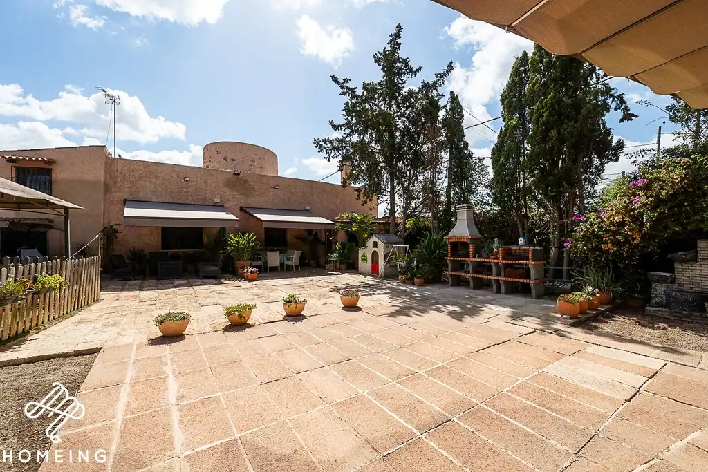Terrassa de Finca rústica en venda en Llucmajor amb Aire condicionat, Calefacció i Jardí privat