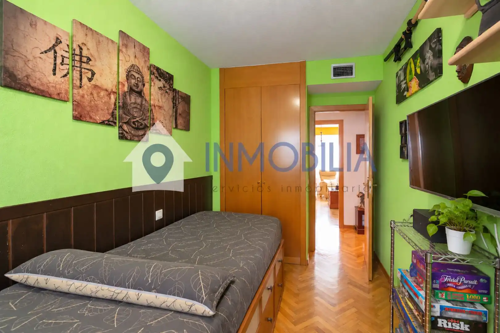 Bedroom of Flat for sale in Madrid  with Air Conditioner, Heating and Storage room