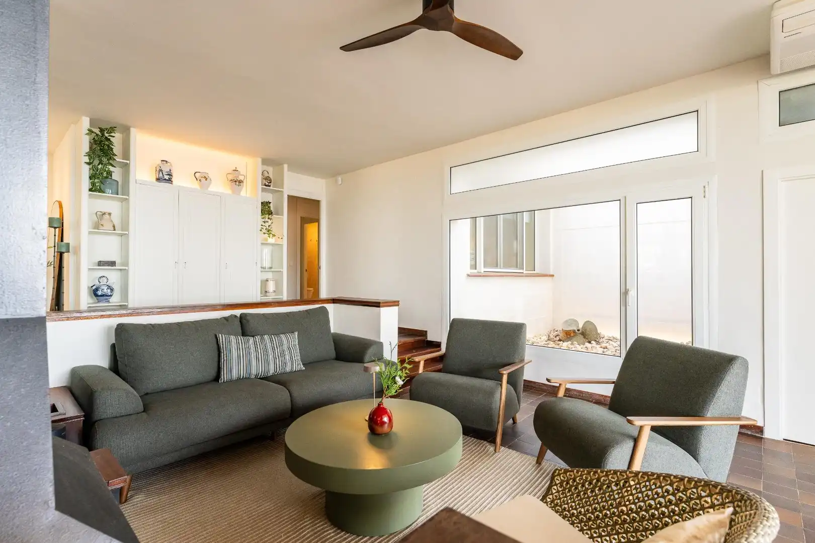 Sala de estar de Casa o chalet de alquiler en Cambrils con Aire acondicionado, Terraza y Amueblado