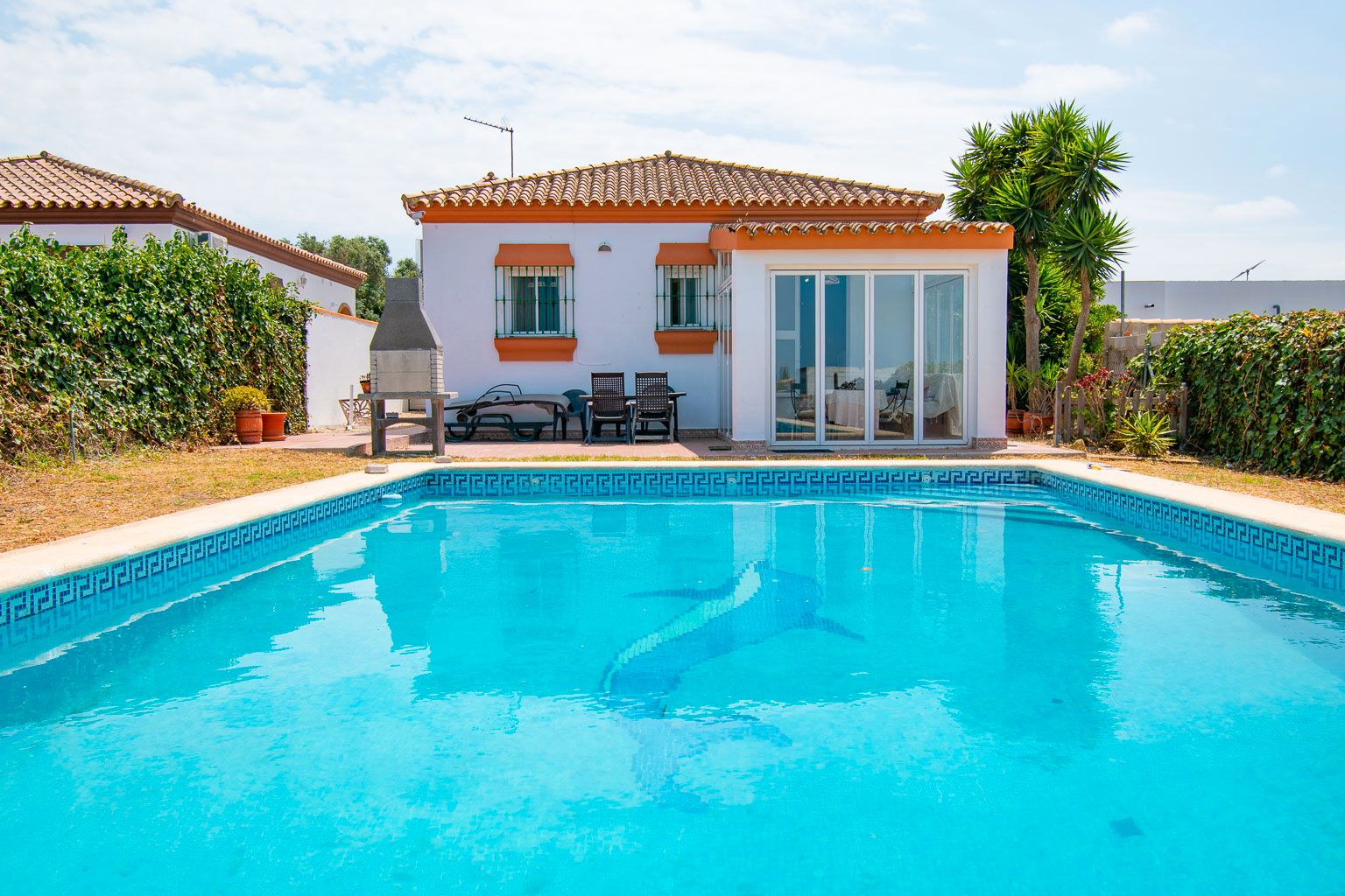 Swimming pool of House or chalet for sale in Chiclana de la Frontera