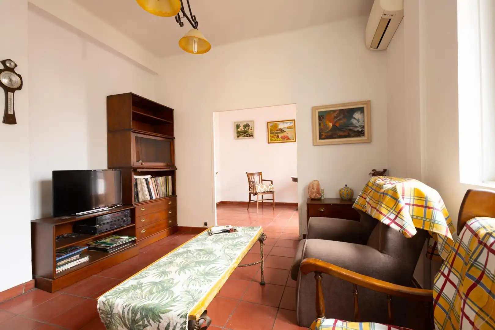 Living room of Flat for sale in  Madrid Capital  with Air Conditioner, Heating and Terrace