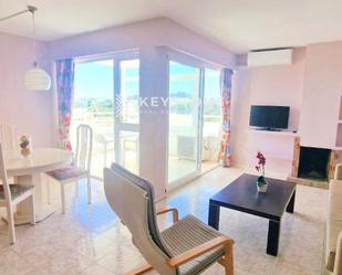 Living room of Flat to rent in Calvià  with Air Conditioner, Terrace and Furnished