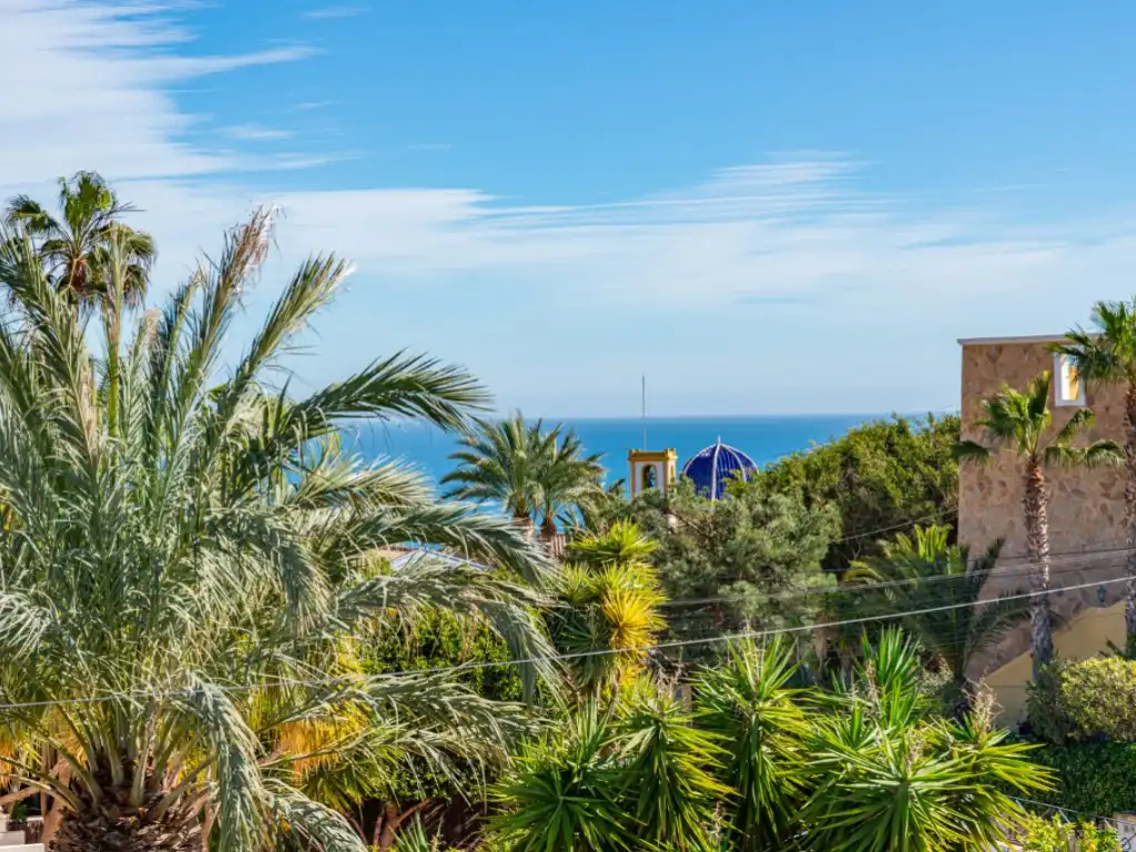 Garden of Houses for sale in El Campello  with Air Conditioner, Private garden and Swimming Pool