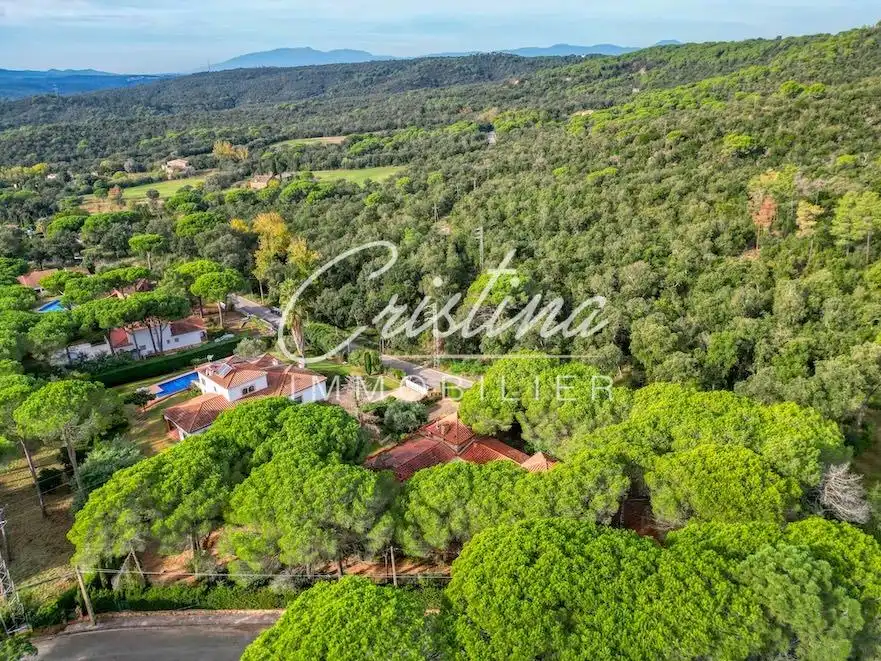 Vista exterior de Casa o chalet en venta en Santa Cristina d'Aro con Calefacción, Jardín privado y Terraza