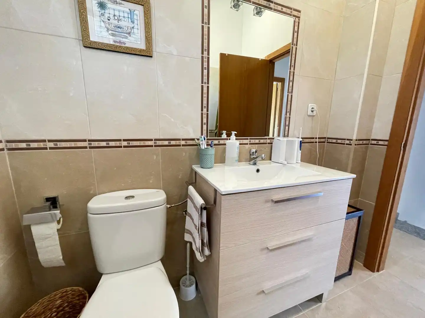 Bany de Casa o xalet en venda en San Javier amb Jardí privat, Terrassa i Moblat