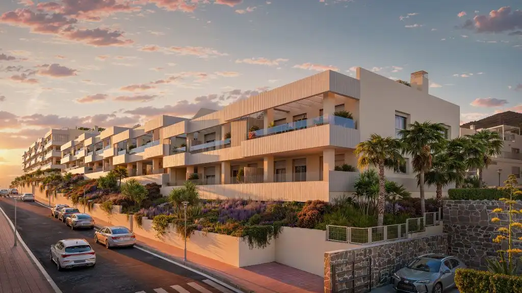Vista exterior de Apartamento en venta en Benalmádena con Aire acondicionado, Calefacción y Terraza