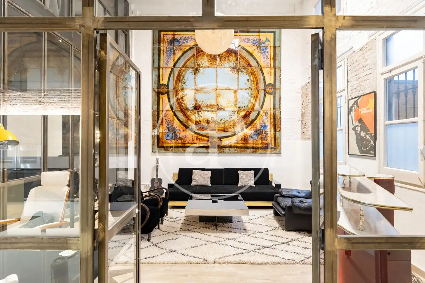Living room of Lofts for sale in Barcelona  with Air Conditioner and Heating