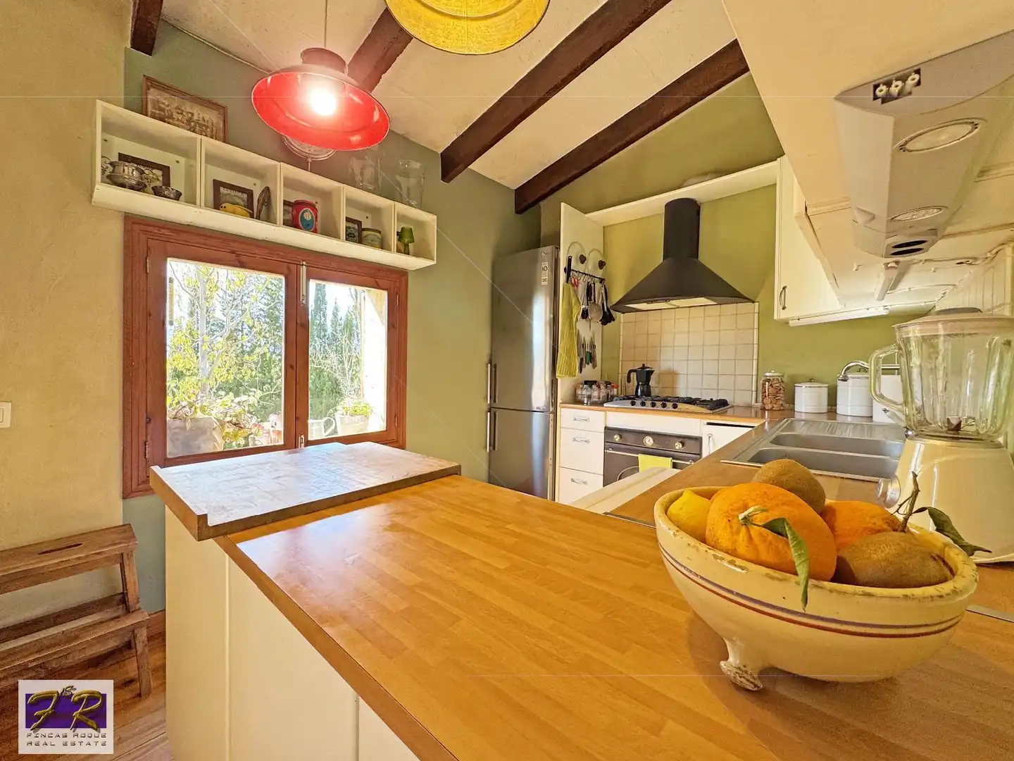 Cocina de Finca rústica en venta en Búger con Aire acondicionado, Terraza y Trastero